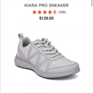 VIONIC Kiara Pro Sneaker Grey Size 8.5
